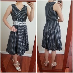 Black and Silver Dress